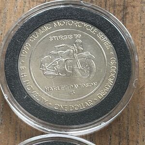 1999 Sturgis Coin Harley Davidson Challenge Token Black Hills 1945